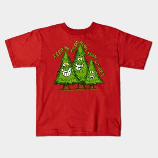 Earth and tree friendly shirt Kids T-Shirt